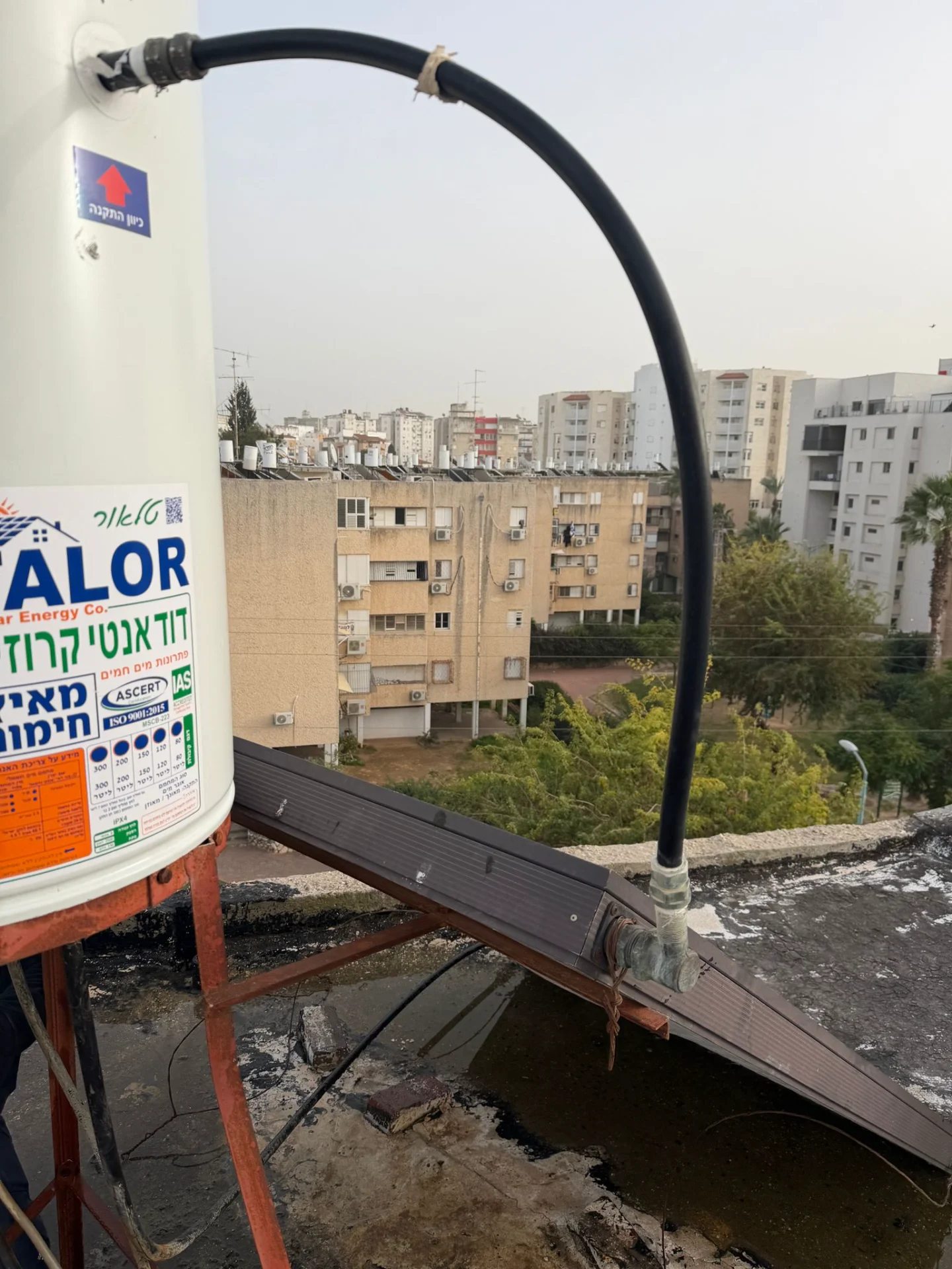 טיפול מקצועי בדוד שמש